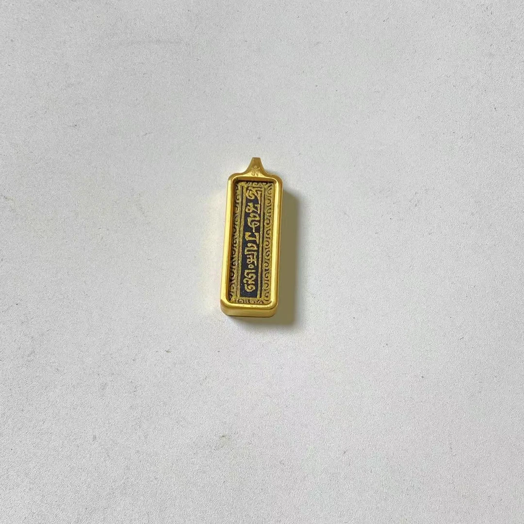 钛钢吊坠 藏风六字真言唐卡吊坠*JZTK/031/多样性发/1件