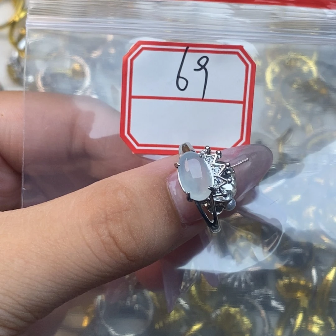 翡翠戒指合金翡翠首饰