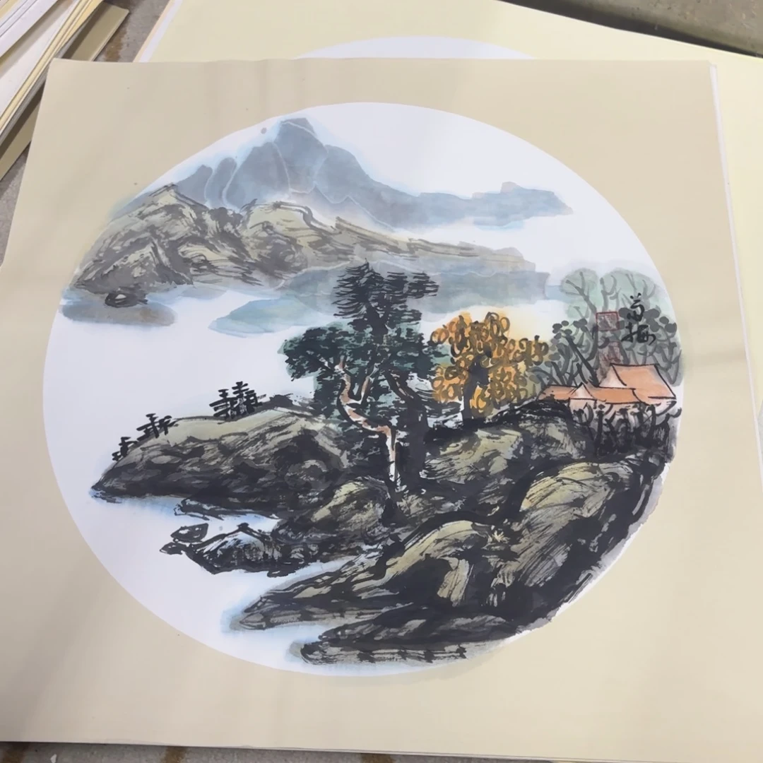 国画50-50卡纸作品童