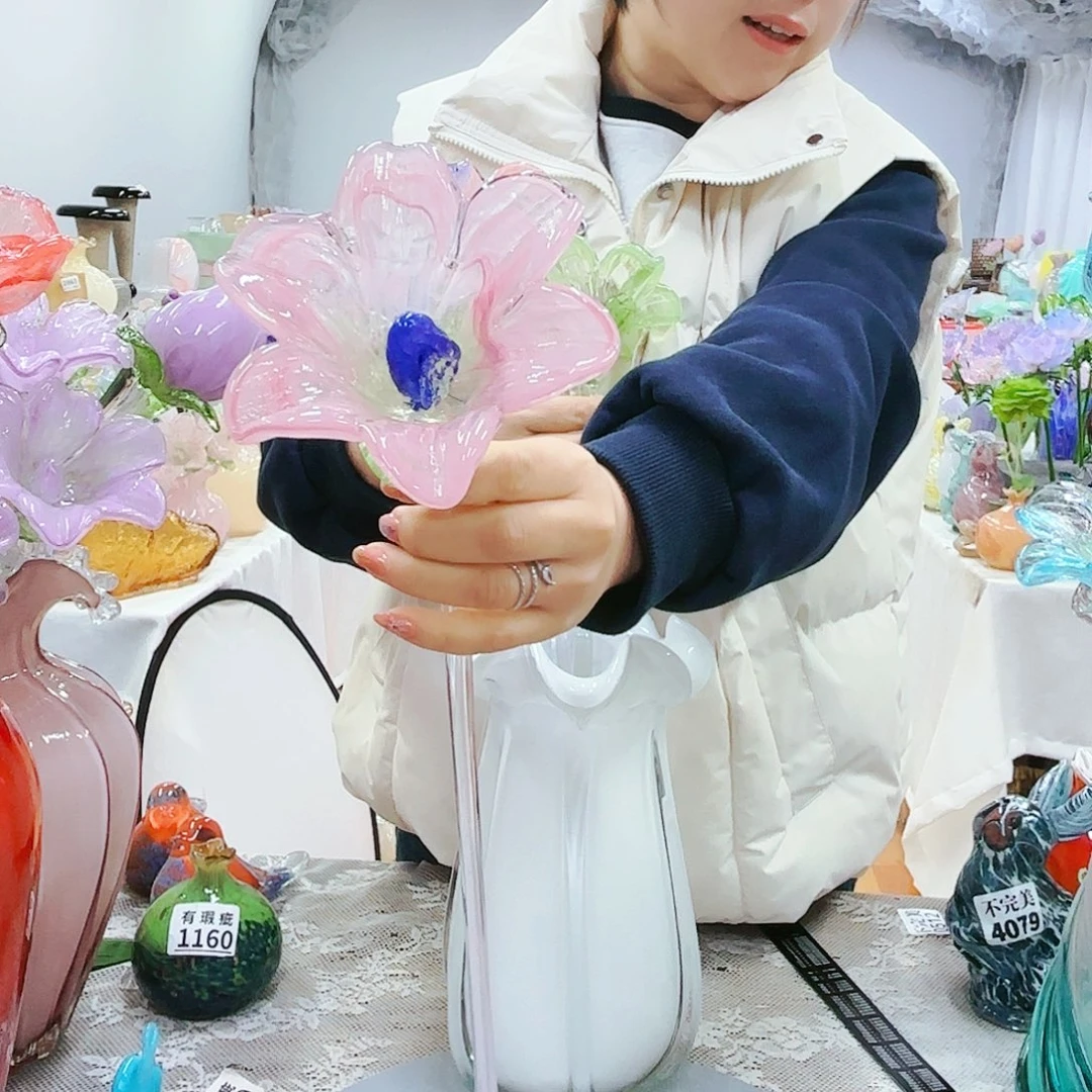 福利不退不换琉璃花瓶艺术品