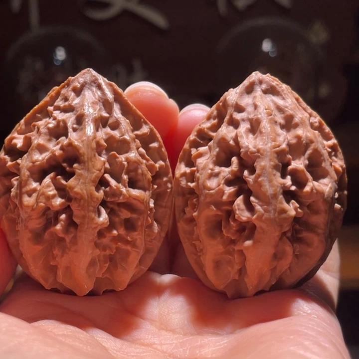 吊坠文玩核桃九式焱龙55