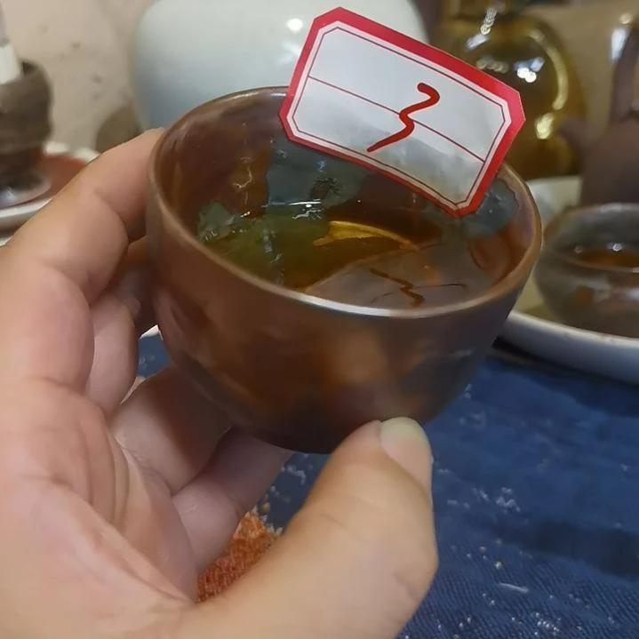 摆件手工高温原矿窑变特价不退不换