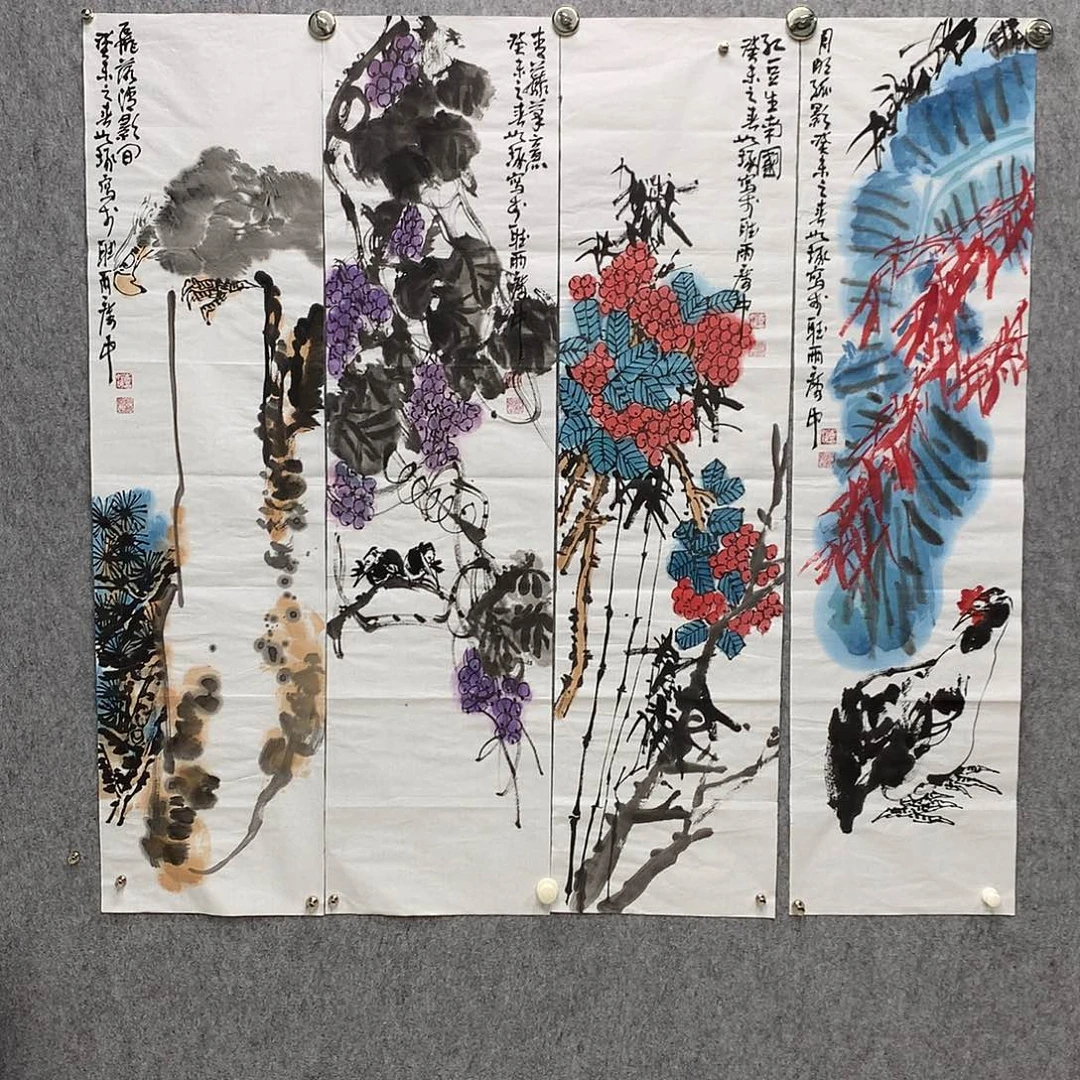 信***3国画崔老师作品精品