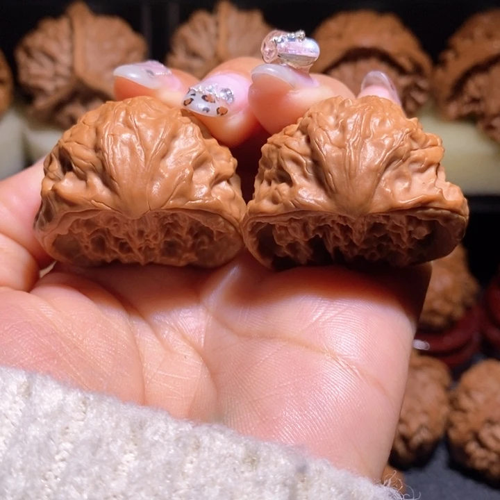 文玩核桃把件37蛇头手捻