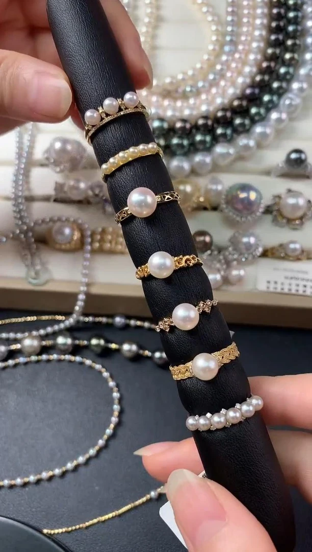 【一菲臻选】海水珍珠首饰 -18K金镶嵌-多样性发其一YF04|BZZ5