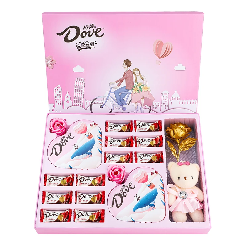 【圣诞节平安夜】德芙巧克力礼盒装礼物送女生闺蜜老婆礼品送老婆