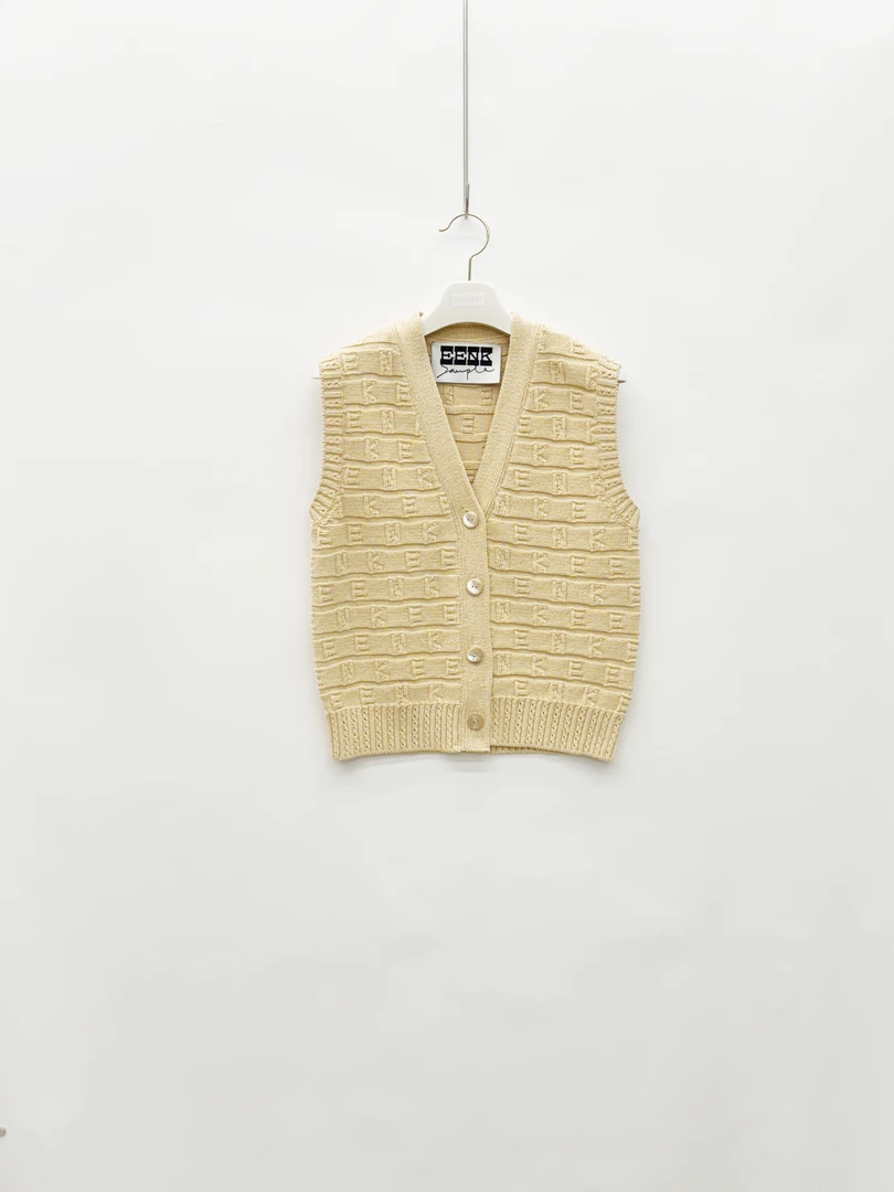 【设计师品牌】EENK 提花针织背心