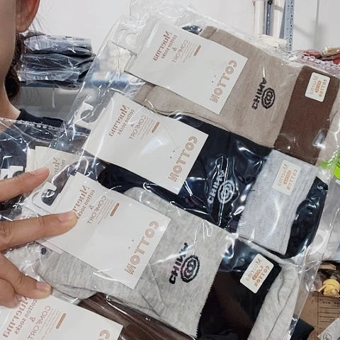 5112女款混色袜子到手10双