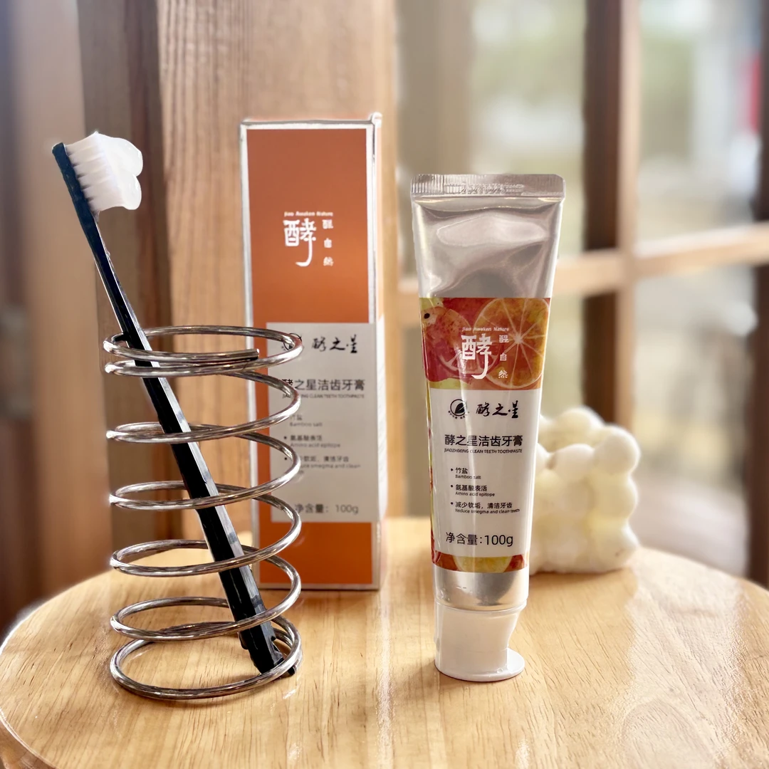 水果酵素牙膏容易漱净非常温和不辣