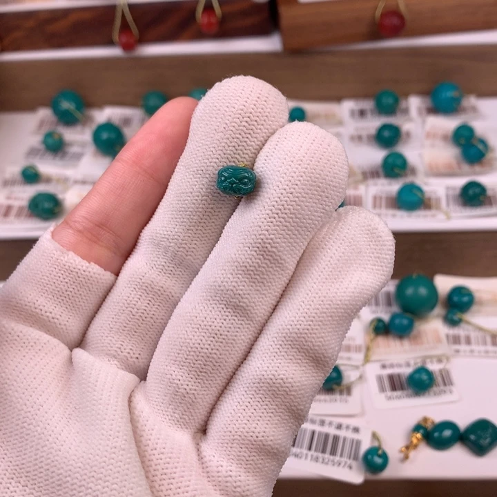 未镶嵌绿松石配饰j7.8*5.9