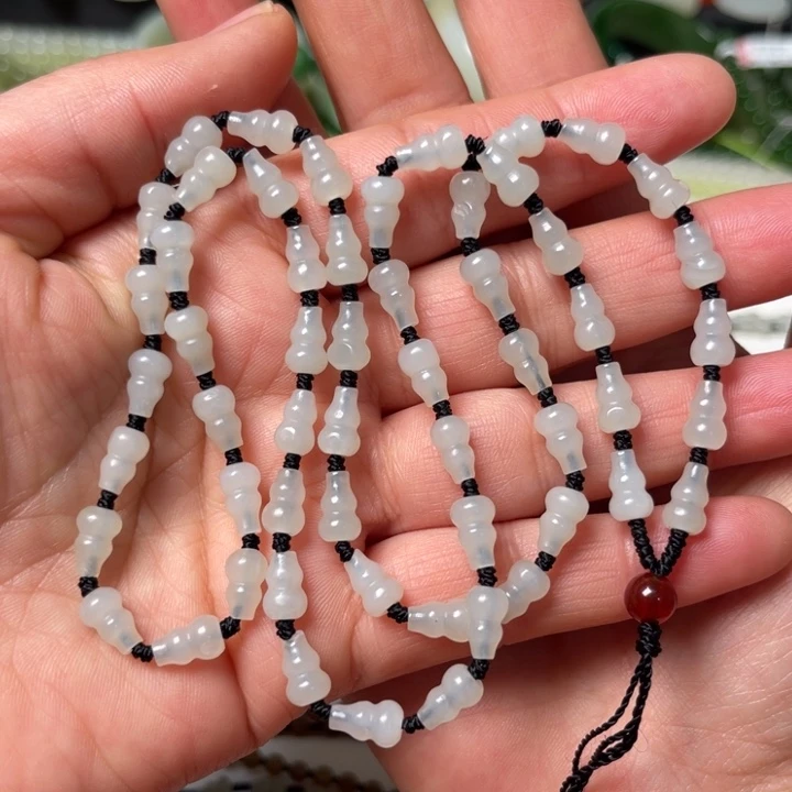 和田玉项链未镶嵌紫*