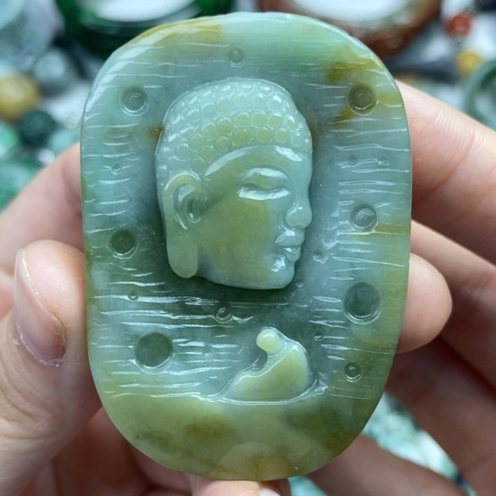 颈饰未镶嵌翡翠吊坠