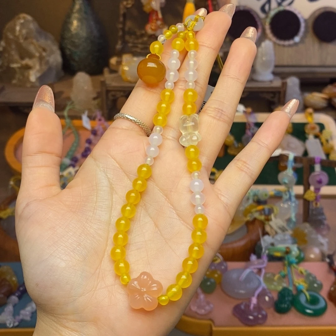 玛瑙/玉髓未镶嵌车挂挂件