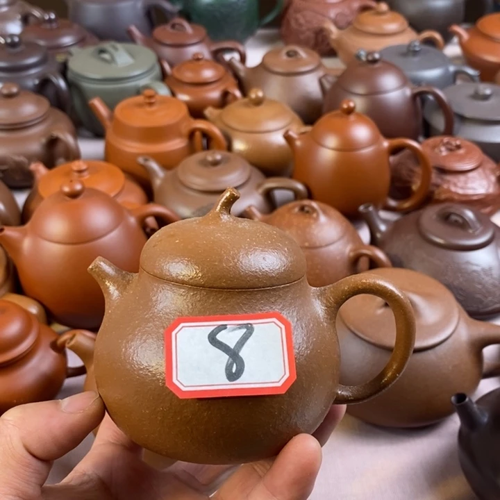 紫砂茶壶黄降坡瓜