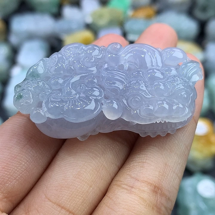 翡翠未镶嵌颈饰天然缅甸翡翠（新货9）