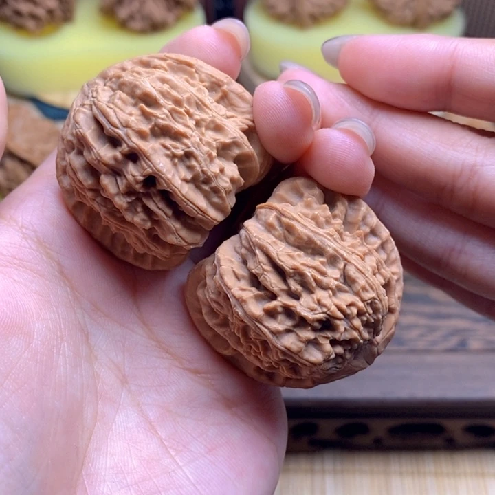 吊坠文玩核桃39全品白狮子568