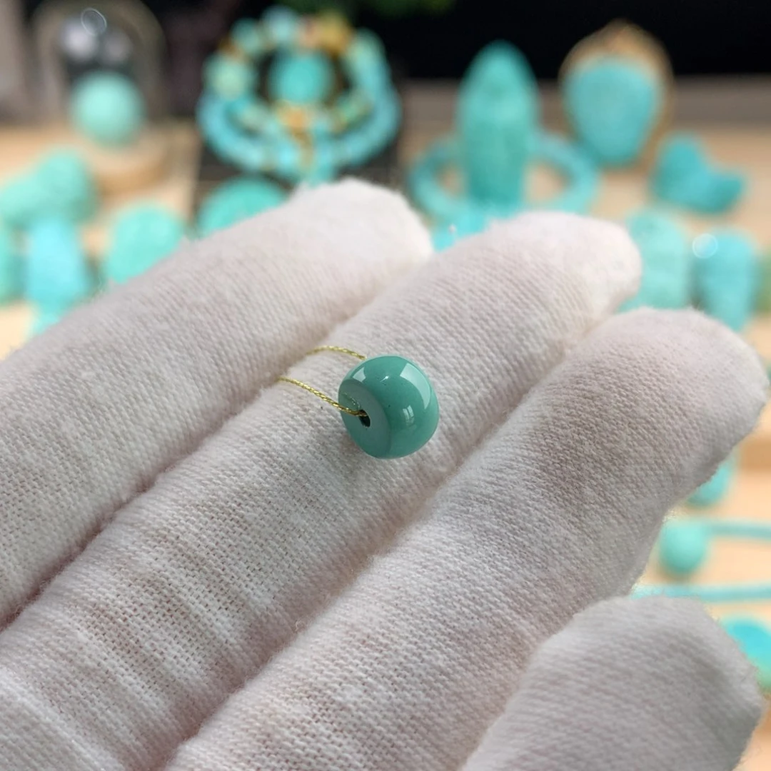 绿松石未镶嵌直切卡8.2