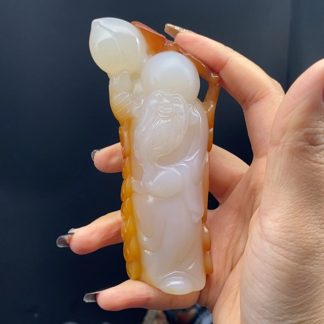 玛瑙/玉髓吊坠(不含链)未镶嵌南*园