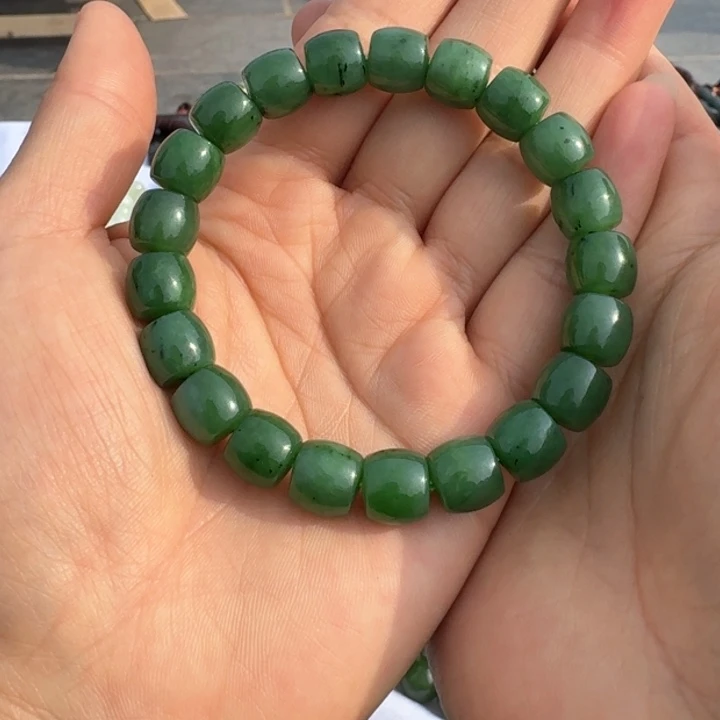 和田玉手串未镶嵌