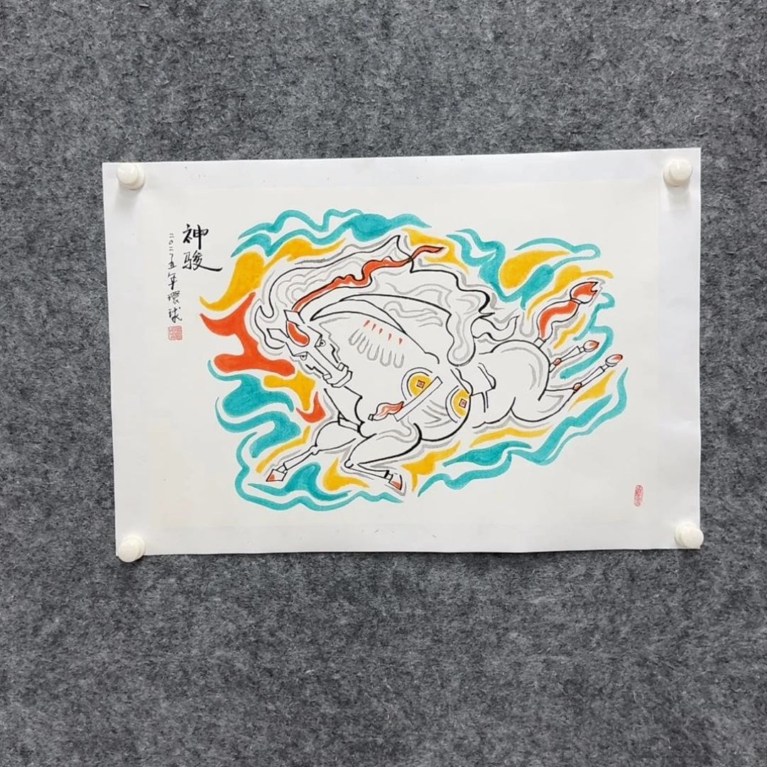 国画国画作品HHQ老师