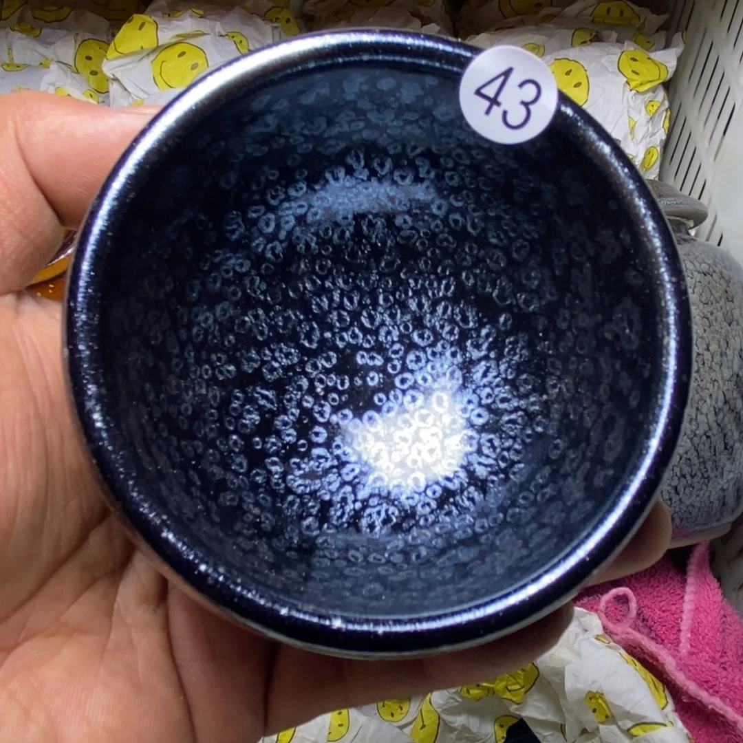 茶盏爆****作建盏喝茶主人杯茶杯