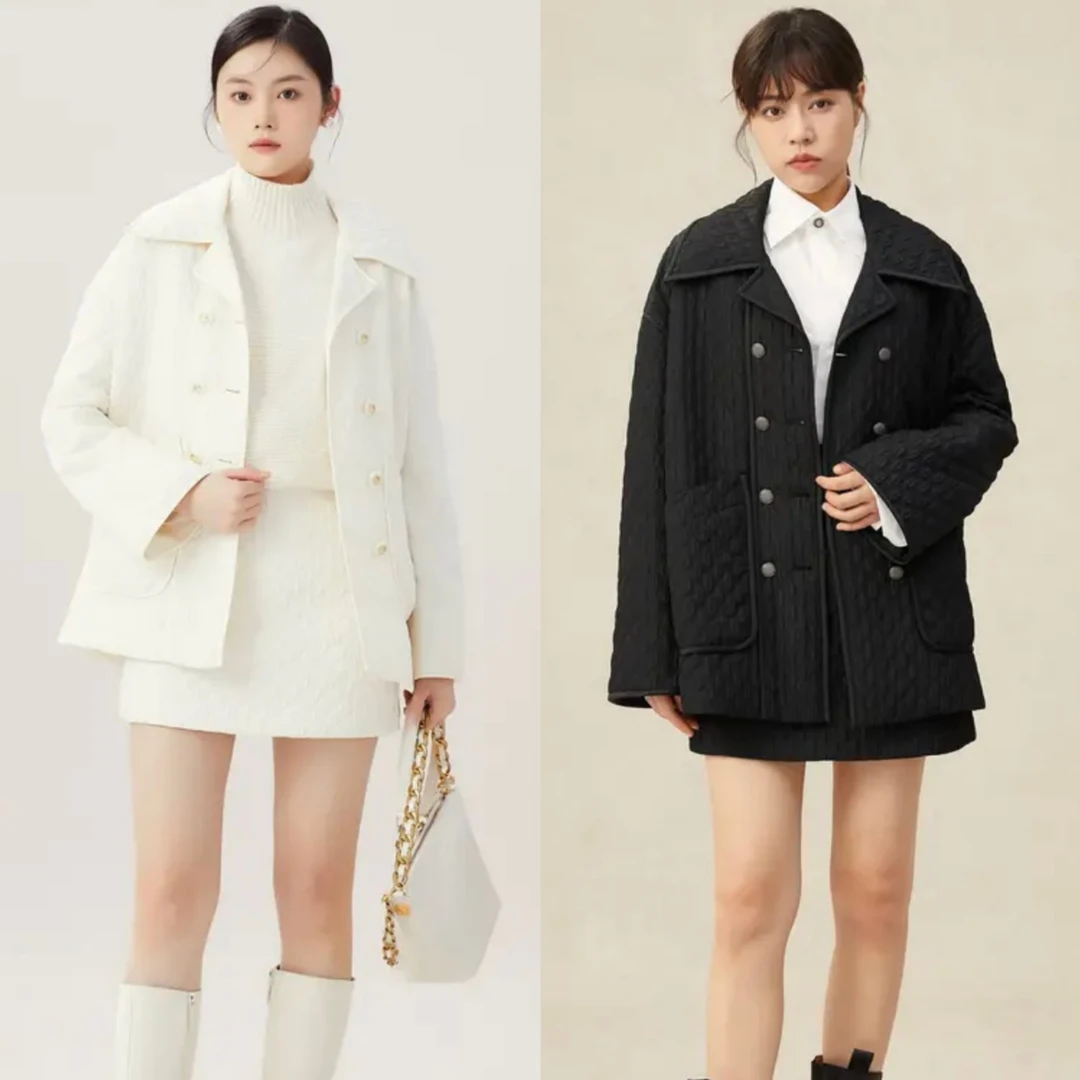 AMASS/阿玛施阿玛施 AMASS 秋冬时尚气质百搭中长款棉服5400440