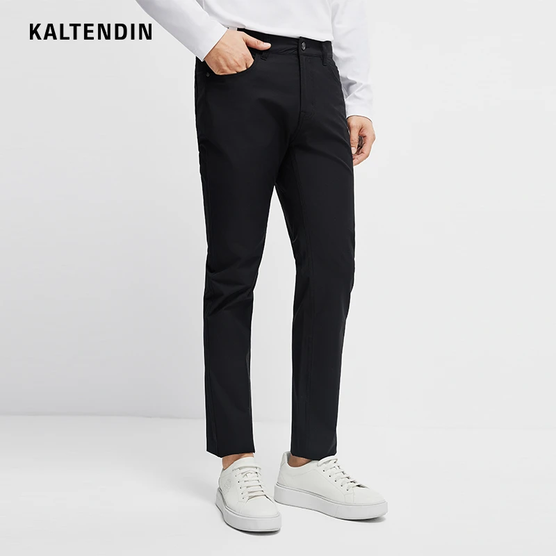 【商场同款新品】卡尔丹顿男士直筒舒适牛仔裤休闲长裤KFDS22303NY