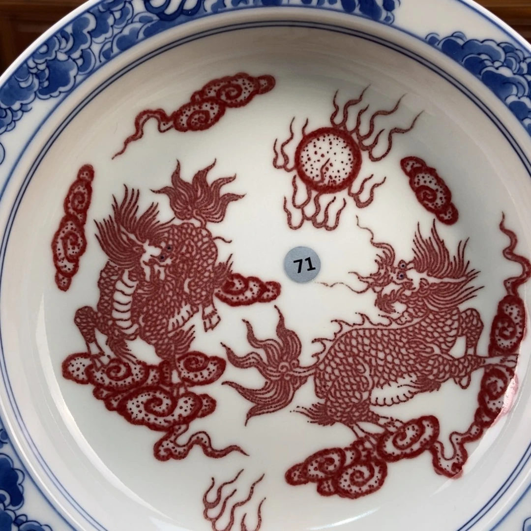 手绘现代茶具非古董