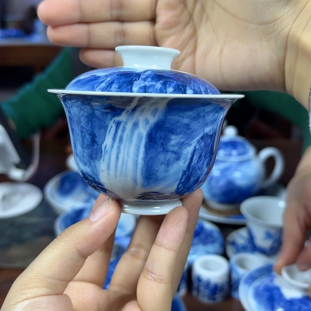 国一王老师手绘山水