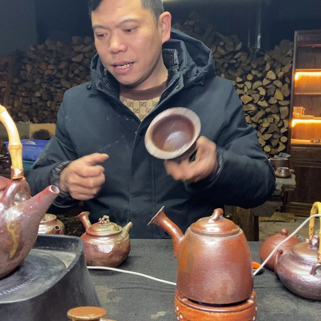 紫砂柴烧紫砂茶具