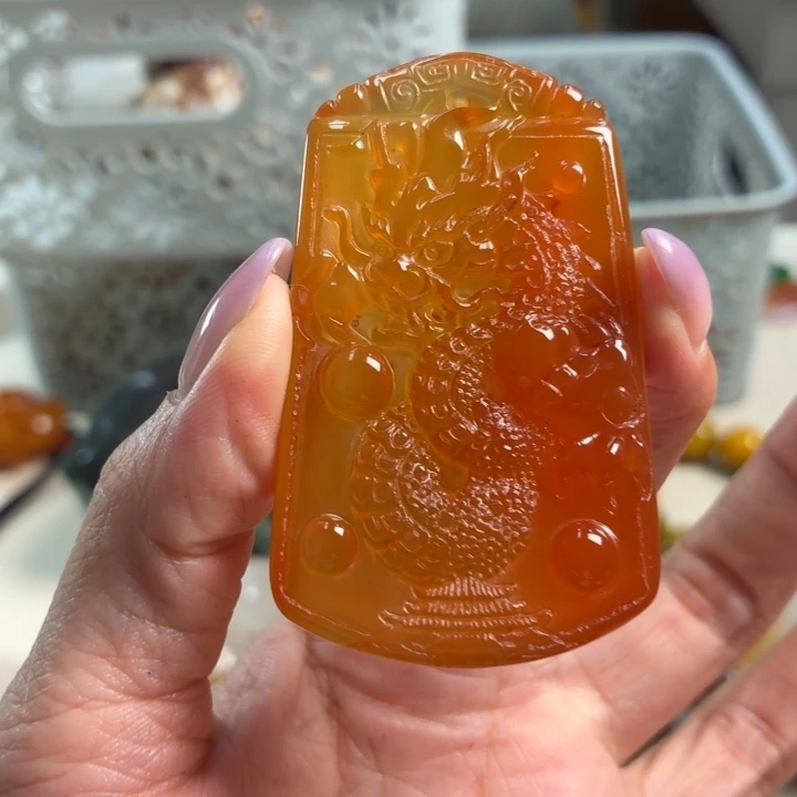 玛瑙/玉髓未镶嵌吊坠(不含链)