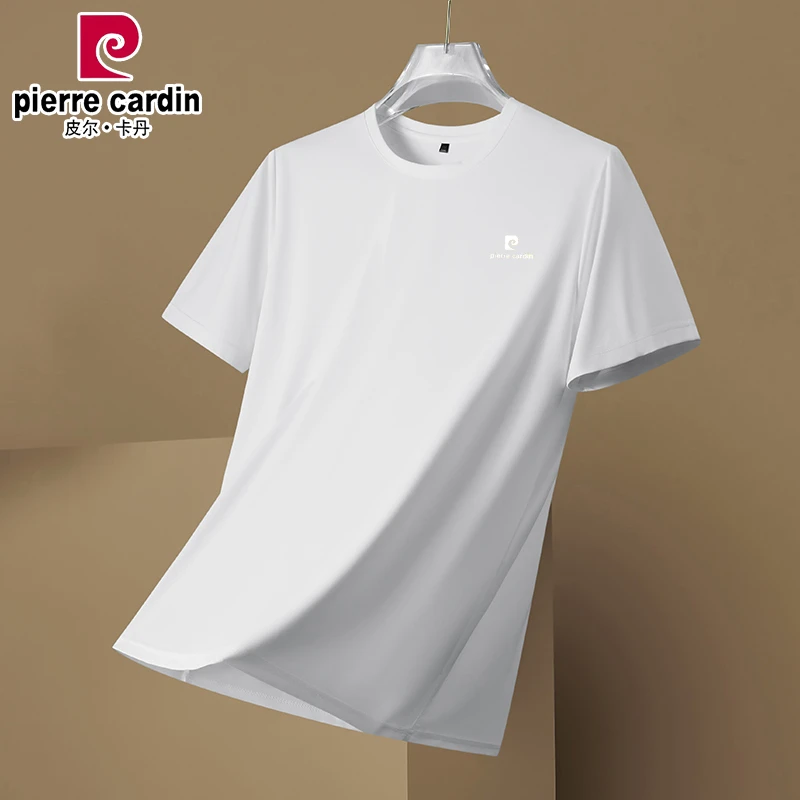 皮尔卡丹高端洋气男士t恤大码短袖高档男式废土夏季t恤男上衣半袖