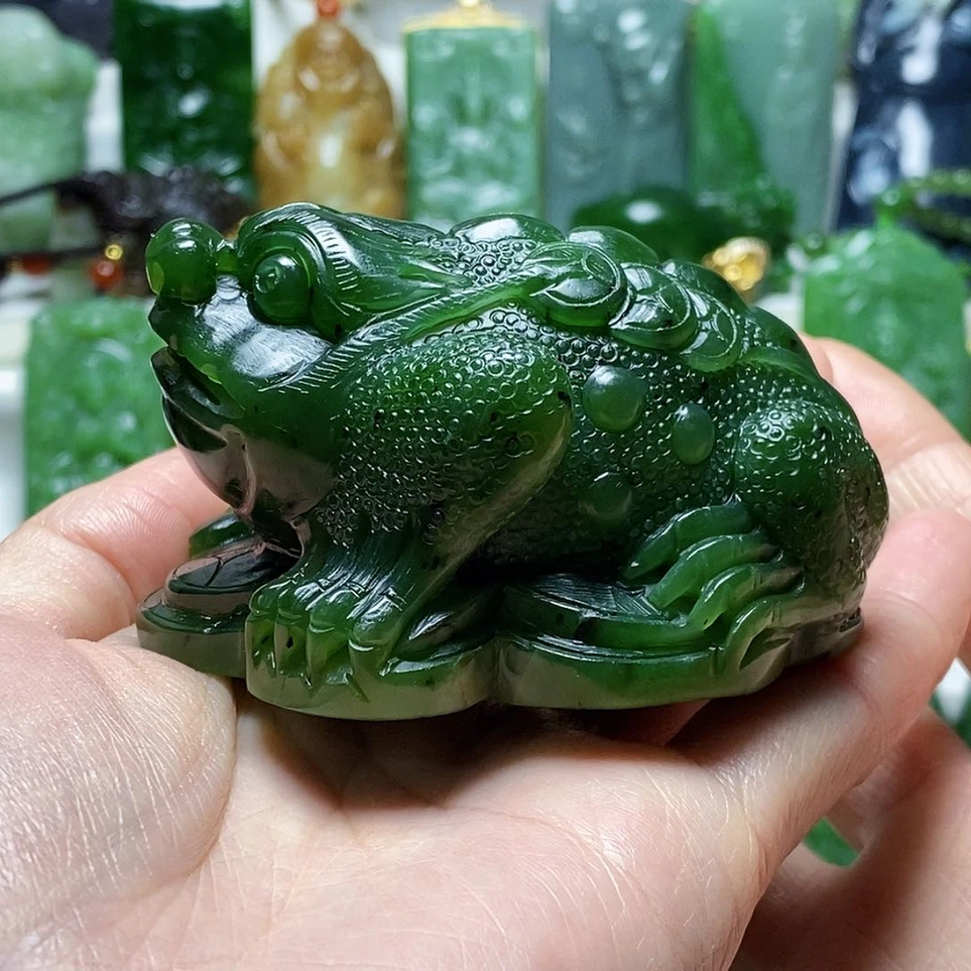 和田玉（碧玉）大手把 未镶嵌