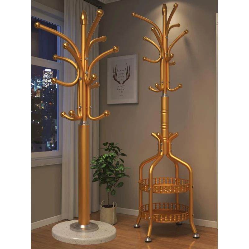 衣架落地式卧室衣架简约现代立式流行衣架家居客厅包架