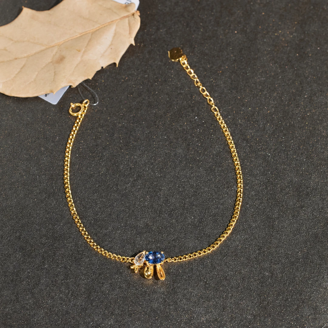 【歪歪】雅韵*蓝宝石手链*18K金镶嵌U5507