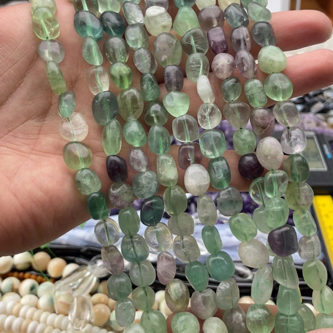 玛瑙/玉髓合金珠宝半成品一条装卡9+mm绿莹随行珠