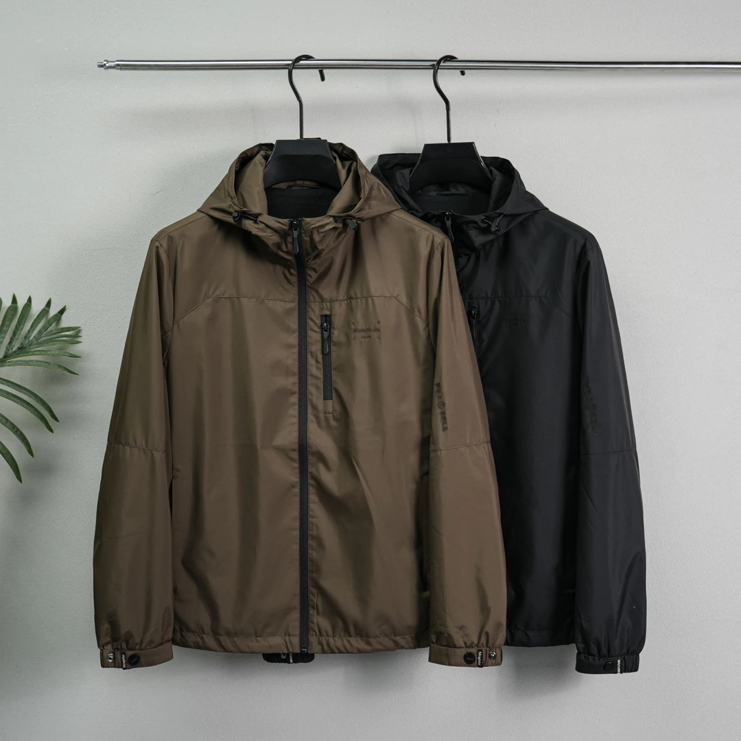 【文文的店】2025春夏季新品欧货男士商务休闲翻领夹克外套1881