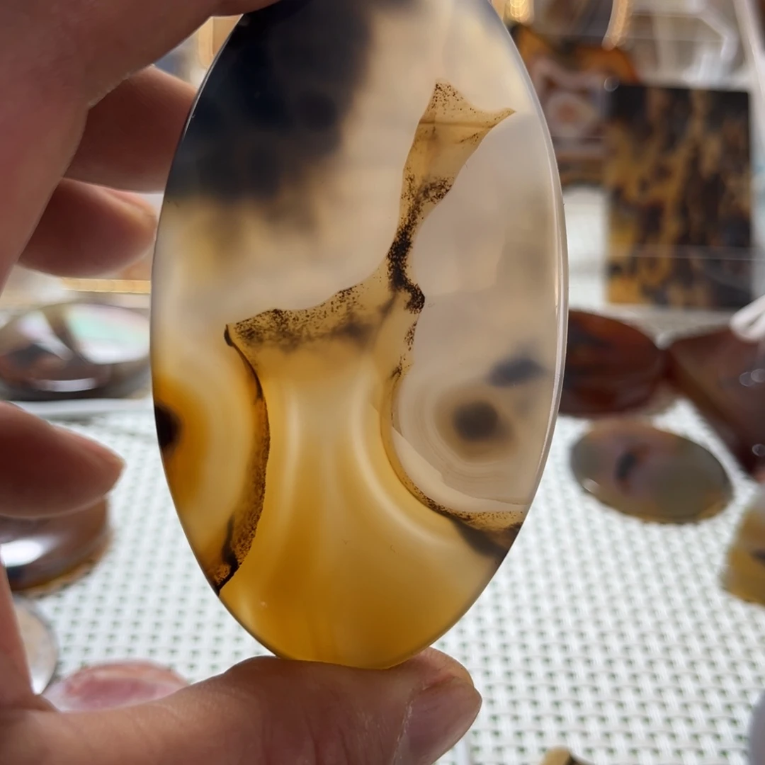 玛瑙/玉髓未镶嵌吊坠(不含链)