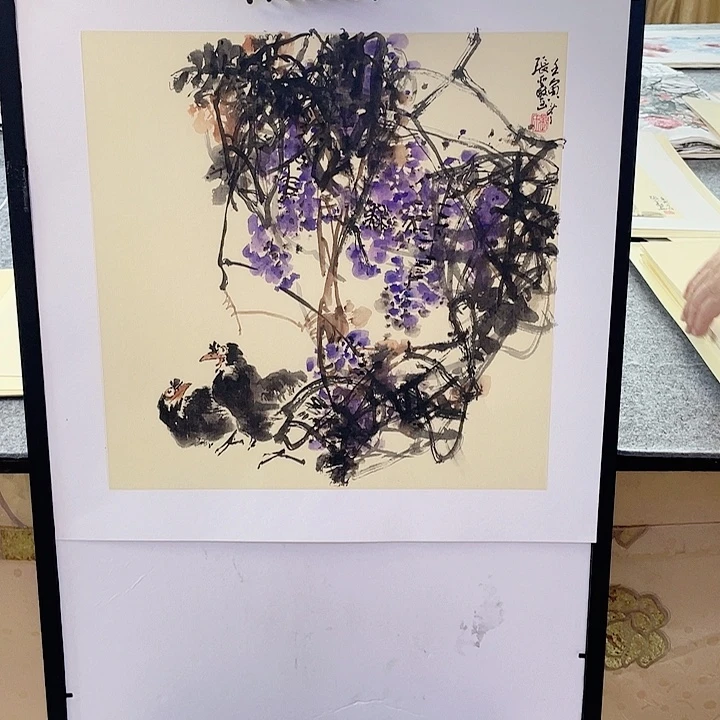 国画张圣敏先生纯手绘作品