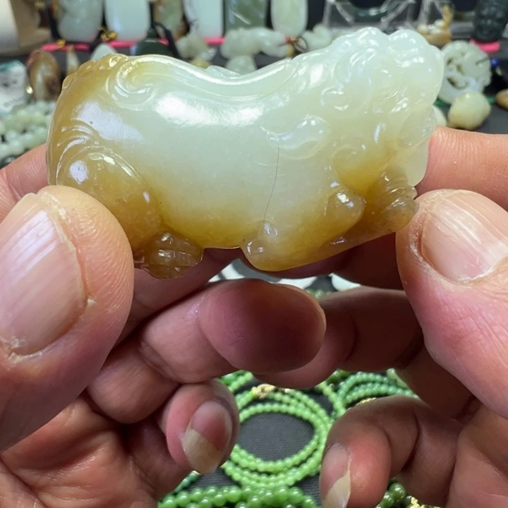 和田玉未镶嵌项圈