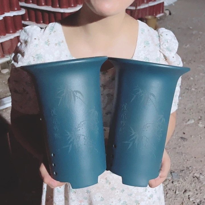 宜兴紫砂精品花盆