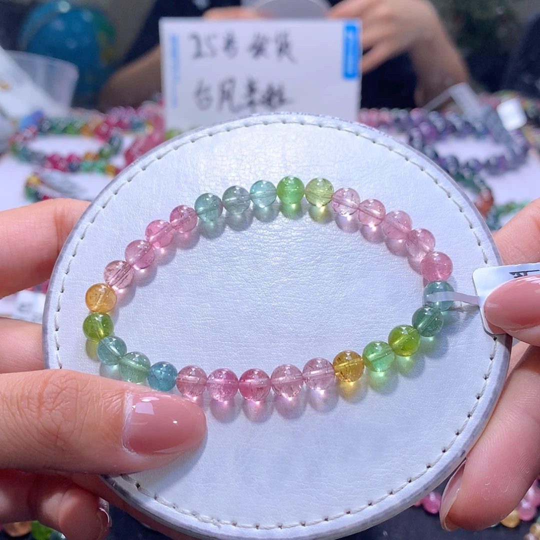 【闪购商品】未镶嵌手串碧玺6.6m