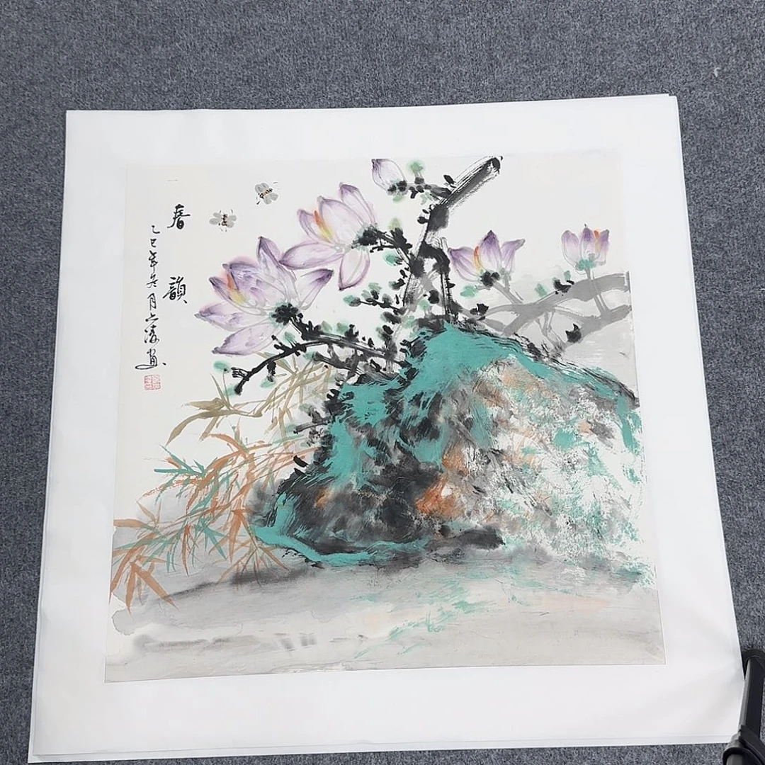 国画50*50纯手绘刘亦凌