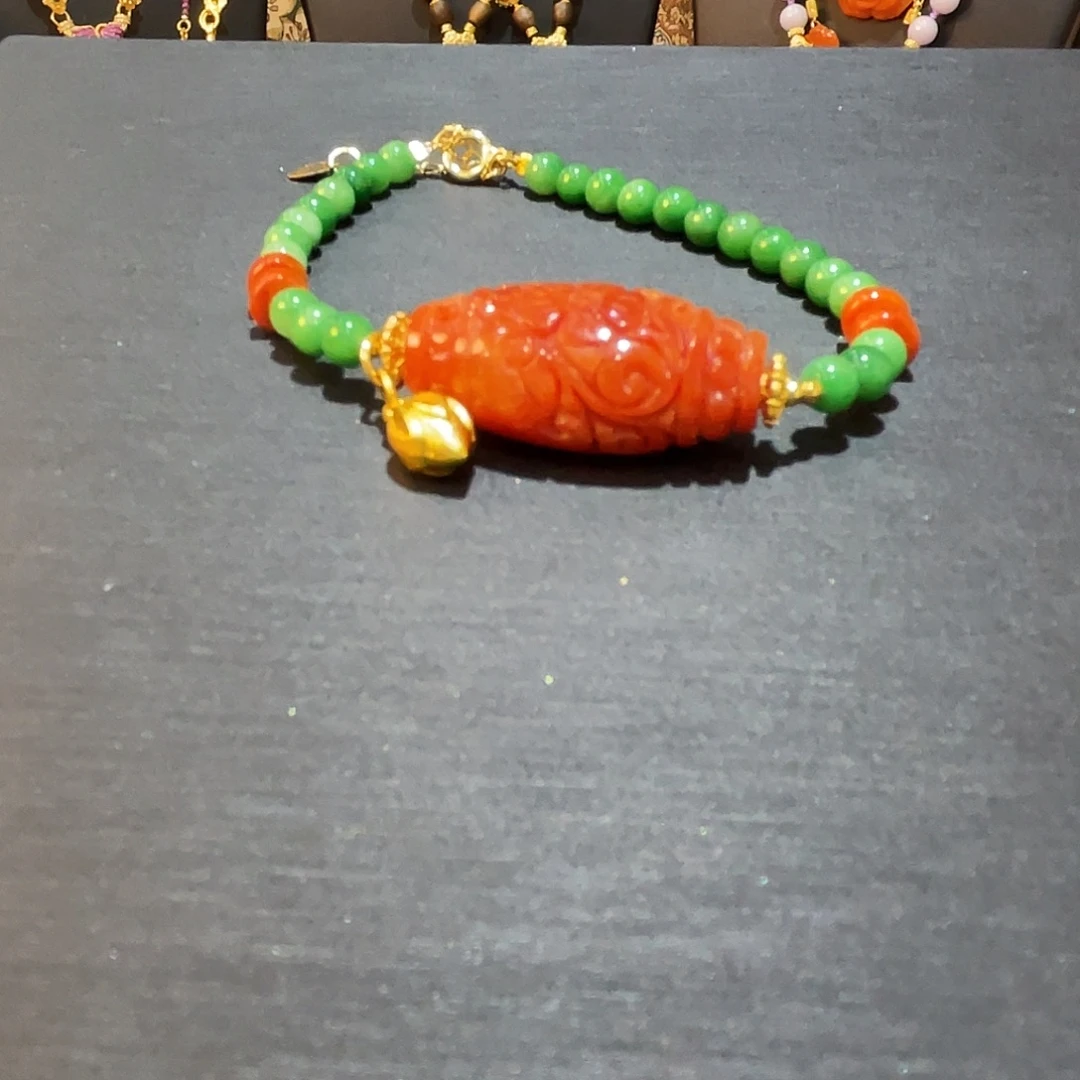翡翠未镶嵌手链福利