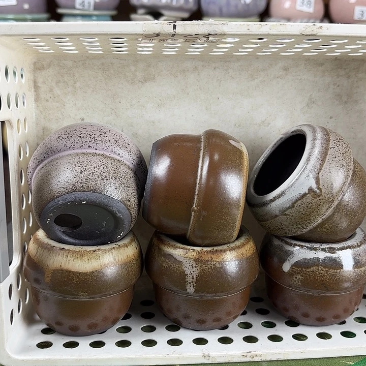 红陶量货/口高深浅搭配发6个