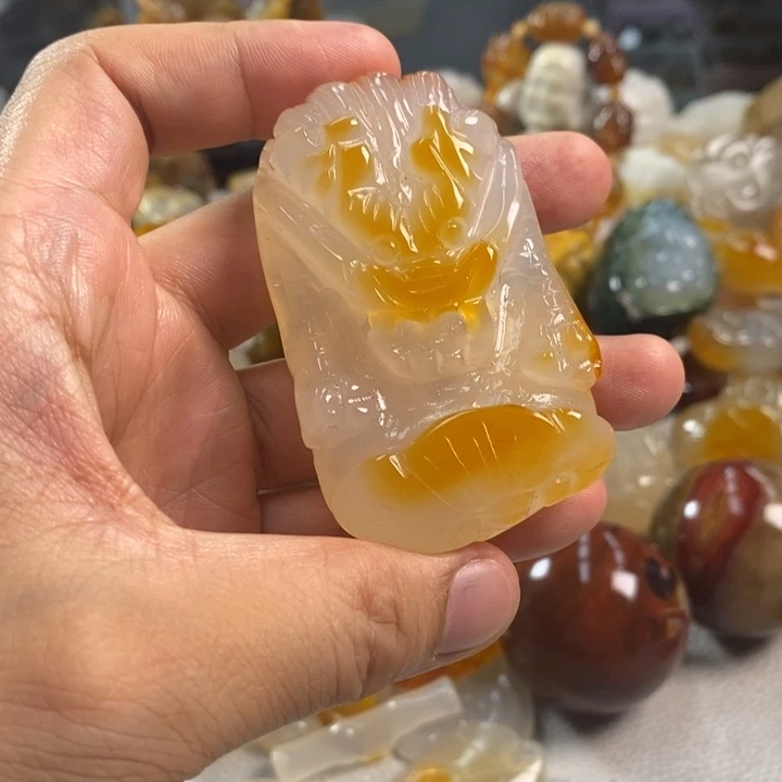 玛瑙/玉髓吊坠(不含链)未镶嵌