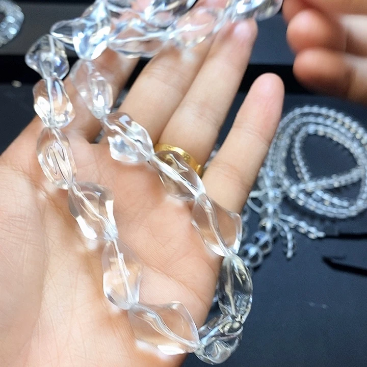非金属双a白水手串时尚