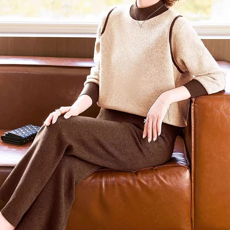 JOZDICE/纪治迪哲运动套装女春夏针织保暖气质洋气休闲运动两件套