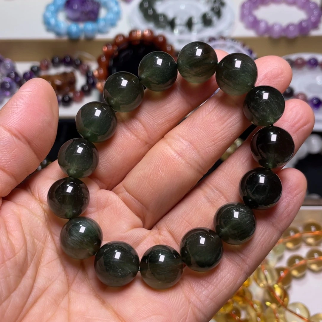 水晶手链未镶嵌绿发晶