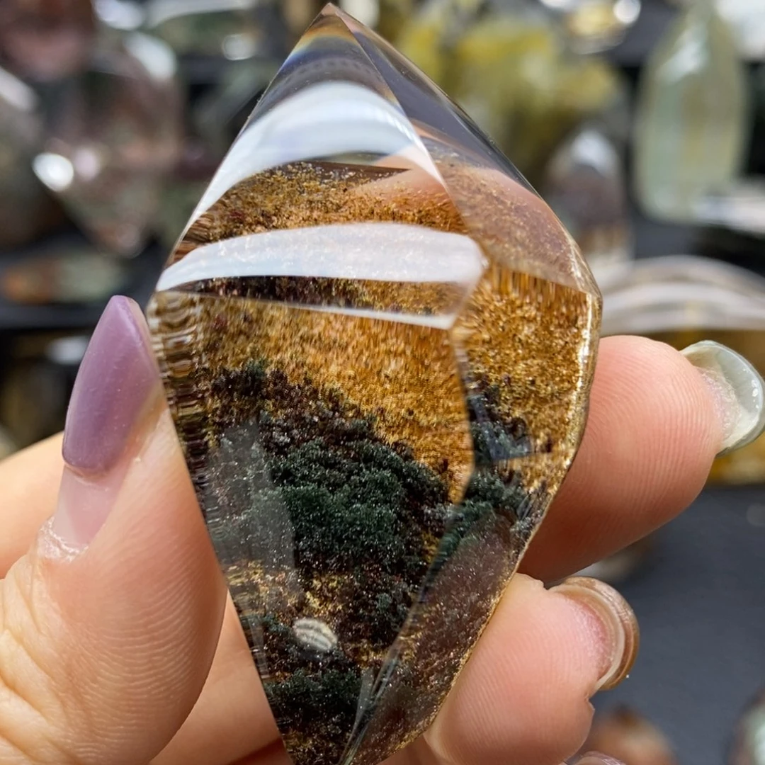 水晶未镶嵌珠宝半成品